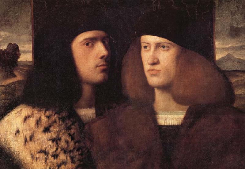 Giovanni Cariani Portrait de deux jeunes gentilhommes venitiens